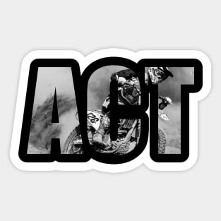 ACT Motocross Sticker